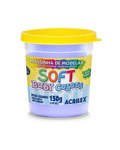 MASSA DE MODELAR 150G LILAS BEBE SOFT ACRILEX