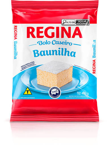 MISTURA DE BOLO SABOR BAUNILHA 400G REGINA