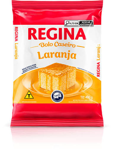 MISTURA DE BOLO SABOR LARANJA 400G REGINA