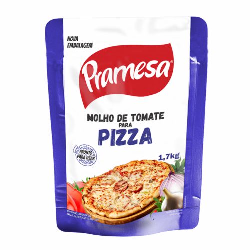 MOLHO DE TOMATE PARA PIZZA PRAMESA POUCH 1,7KG