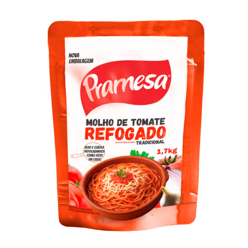 MOLHO DE TOMATE REFOGADO PRAMESA POUCH 1,7KG