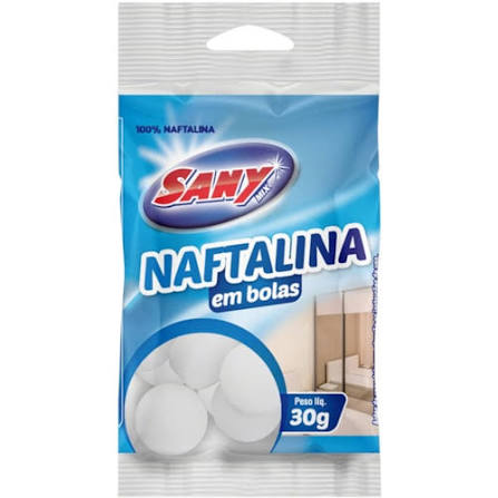 NAFTALINA EM BOLAS SANY MIX 30G