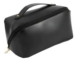 NECESSAIRE FEMININA COSMETICOS /MAQUIAGEM COR PRETA