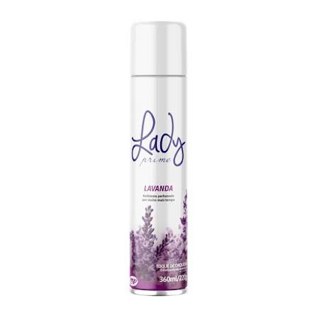 ODORIZADOR LADY PRIME LAVANDA 360ML/220GR