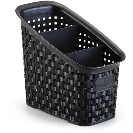 ORGANIZADOR RATTAN MULTIUSO PRETO NITRON