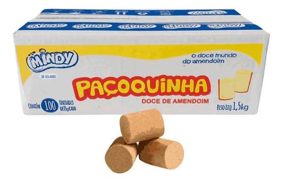 PAÇOCA ROLHA 15G  MINDY