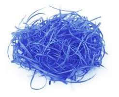 PALHA DE MADEIRA 45G AZUL