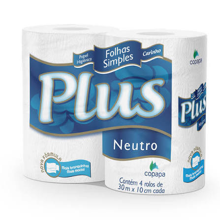 PAPEL HIGIENICO CARINHO PLUS FOLHA SIMPLES 30M