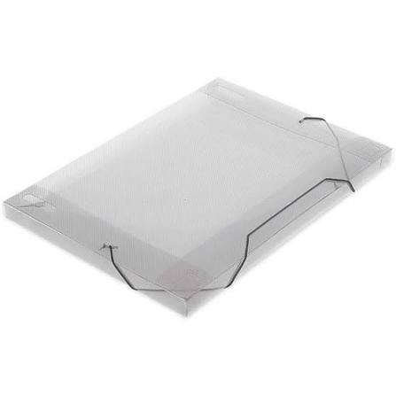 PASTA ABA ELASTICA PLASTICA OFICIO 18MM CRISTAL SOFT POLIBRAS