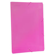 PASTA PVC C/ELASTICO 2CM ROSA  REF 502