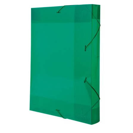 PASTA PVC COM ELASTICO DAC-OFICIO 4CM VERDE REF 504