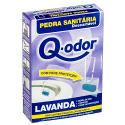 PEDRA SANITÁRIA QODOR COM REDE LAVANDA 25G