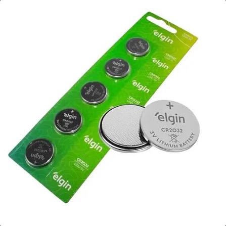 PILHA BATERIA BOTAO CR2032 3V LITHIUM - ELGIN