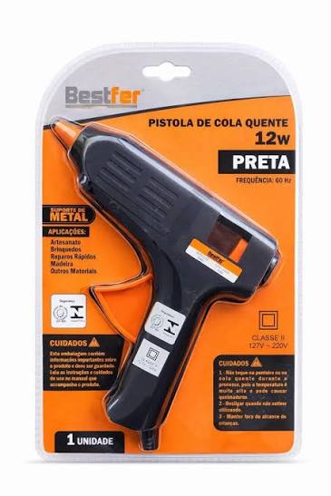 PISTOLA DE COLA QUENTE 12W BESTFER