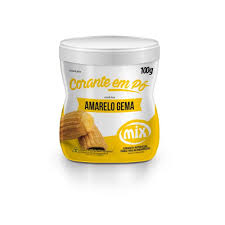 PÓ - MISTURA DE CORANTES ARTIFICIAIS PARA FINS ALIMENTÍCIOS AMARELO GEMA MIX 100G
