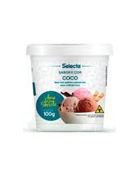 PÓ PARA GELADOS COMESTÍVEIS SABOR ARTIFICIAL COCO 100G