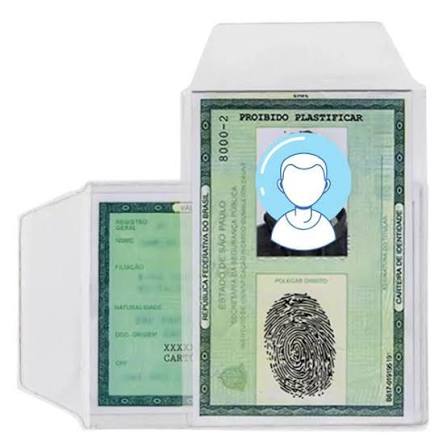 PORTA DOCUMENTO RG 7,5X10 ROMITEC