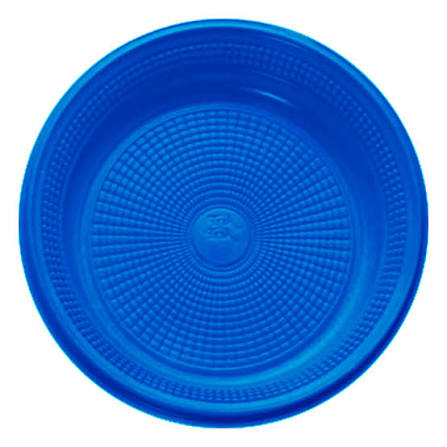 PRATO LANCHE 18CM AZUL TRIK TRIK