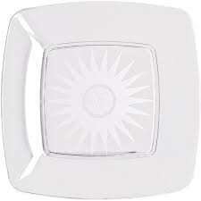 PRATO QUADRADO 18CM CRISTAL STRAWPLAST 287