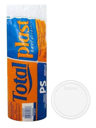 PT-200-TR TRANSPARENTE TOTALPLAST POTE 200ML
