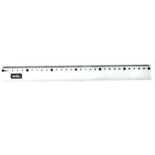 REGUA 30CM PLASTICA ONDA