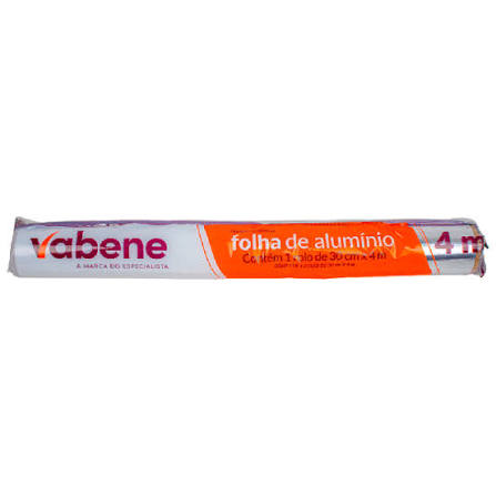 ROLO ALUMINIO 30CM X 4M VABENE