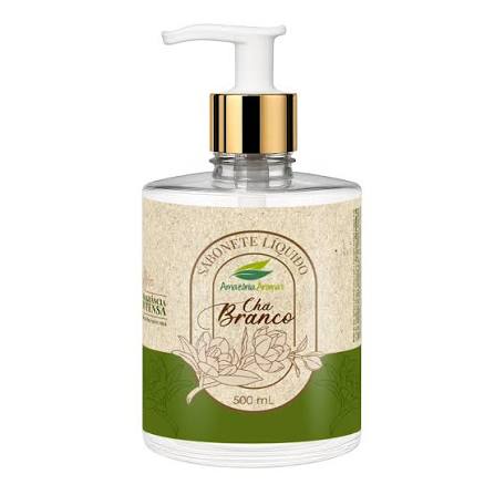 SABONETE LIQUIDO AMAZONIA AROMAS 500ML CHA BRANCO