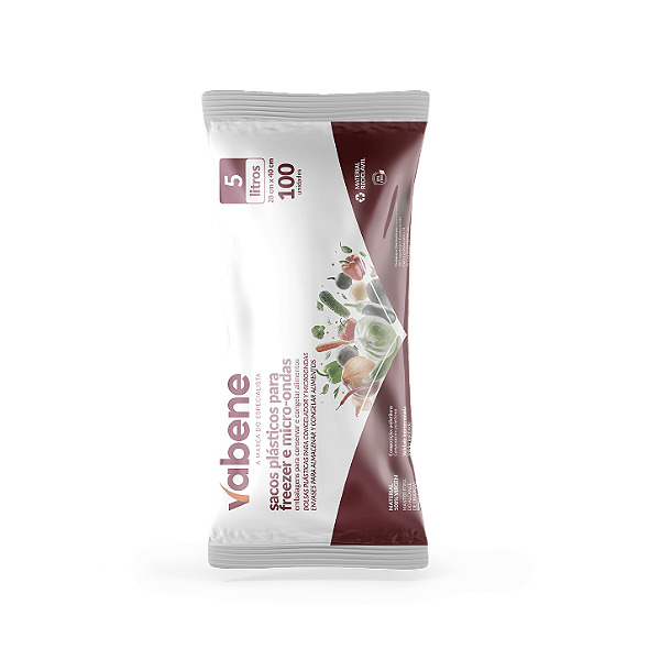 SACO PLAST FREEZER/MICRO-ONDAS 28X40CM 5L VABENE