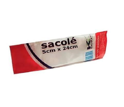 SACO PLAST. BAIXA 05X24 KROMASA