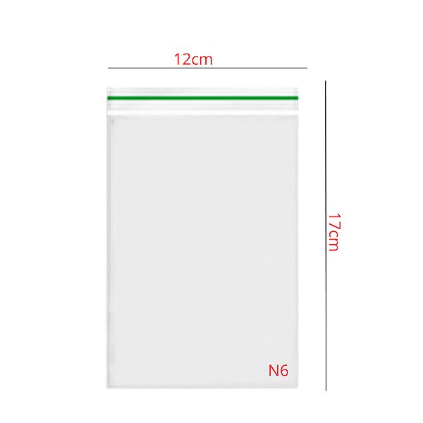 SACO ZIP 12X17CM VABENE N 6
