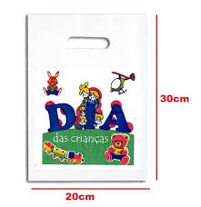 SACOLA DIA DAS CRIANCAS 20X30CM