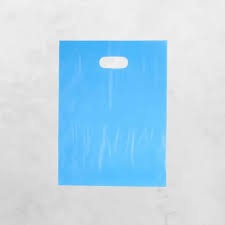 SACOLA PLASTICA (BOCA DE PALHAÇO) 25CM X 35CM AZUL BB ABAPLAST