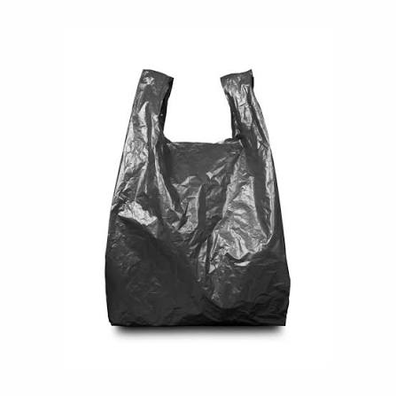 SACOLA REC - 30X45 PRETA PLASTIVERDE