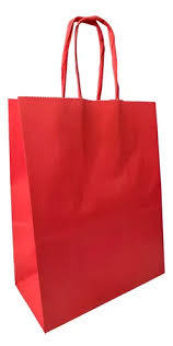 SACOLA RED SHINE SORT PP  26X32X10CM