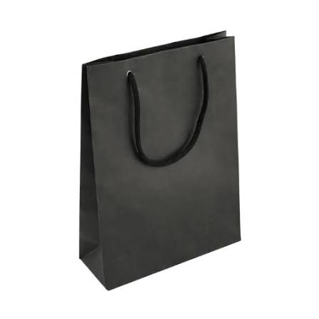 SACOLA SURPRESA COR: LISO PRETO 23X6X16 TEMA FESTAS