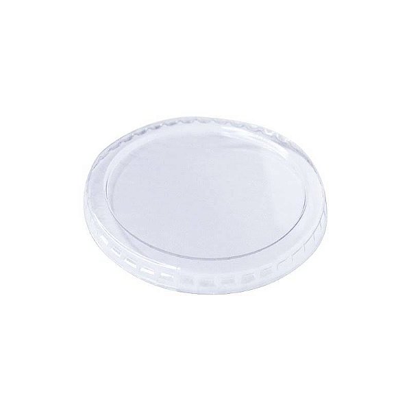 TAMPA LISA TRANSPARENTE 200ML TOTALPLAST PT 200/250ML COPO 400/440/500/550
