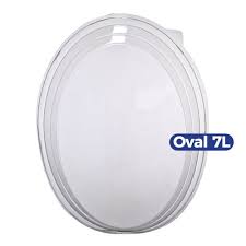 TAMPA PET P/ASSADEIRA OVAL 7L LITROS PRA VIAGEM