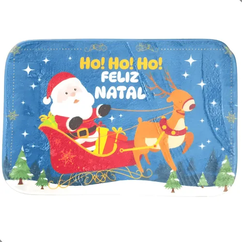 TAPETE SONHOS NATALINOS 33X60X20 MULTIART CHRISTMAS