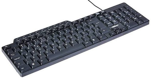 TECLADO USB BASICO MULTIMIDIA PRETO - BRIGHT