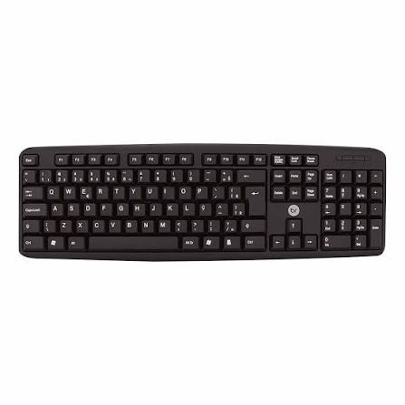 TECLADO USB BASICO PRETO - BRIGHT
