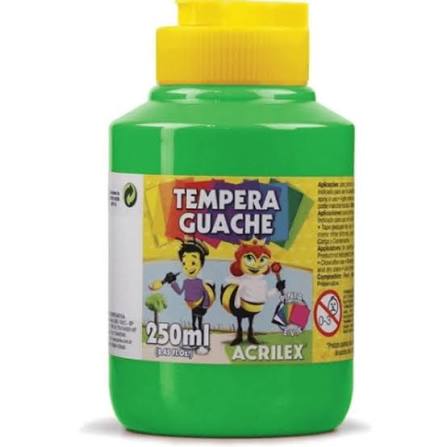 TINTA GUACHE 250ML - 510 VERDE FOLHA ACRILEX