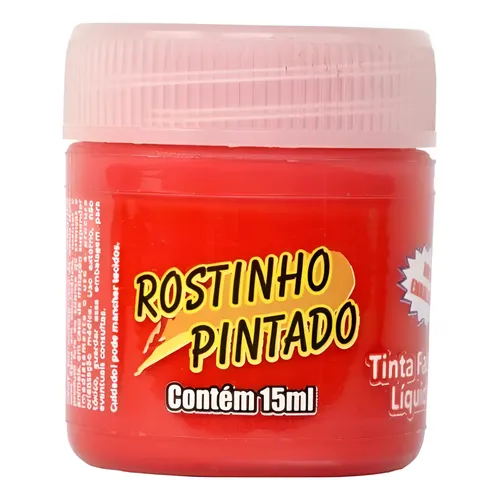 TINTA LIQUIDA METALICA 15ML VERMELHA