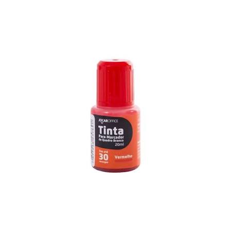 TINTA MARCADOR QUADRO BRANCO 20ML VERMELHO JOCAR OFFICE
