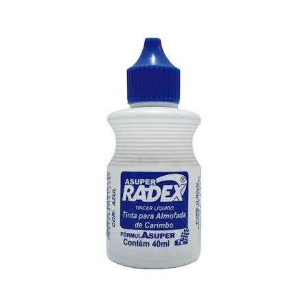TINTA PARA CARIMBO 40ML AZUL RADEX