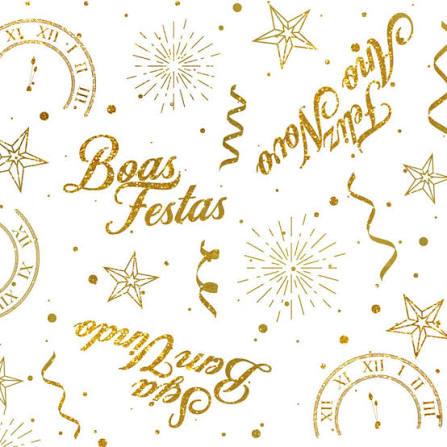 TNT ESTAMPADO FESTAS FIM DE ANO 33CM (PEQUENO)