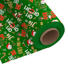 TNT ESTAMPADO HO HO HO 33CM (PEQUENO)