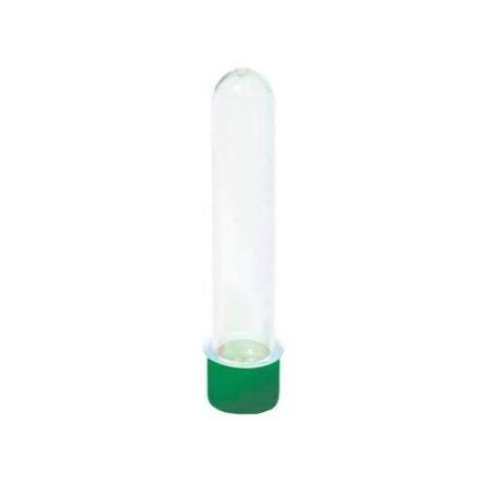 TUBETE 13CM C/ TAMPA VERDE