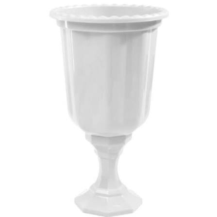 VASO (DIAMANTE) GREGO 23X13 850ML PRATA