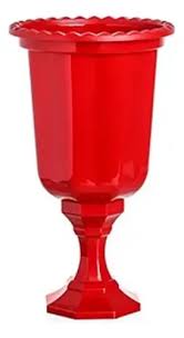 VASO GREGO (DIAMANTE) 23X13 850ML VERMELHO