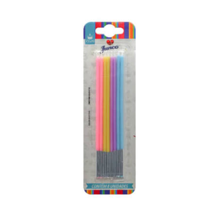 VELA PALITO GRANDE CANDY COLORS